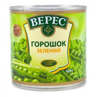 Консервированный горошек Верес (420г)