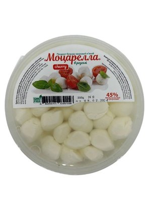 Сыр Моцарелла в рассоле(350г), Cherry