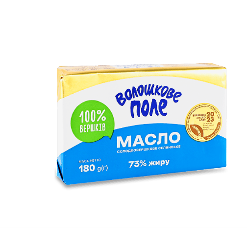 Масло сливочное  73%, Волошкове поле (180г)