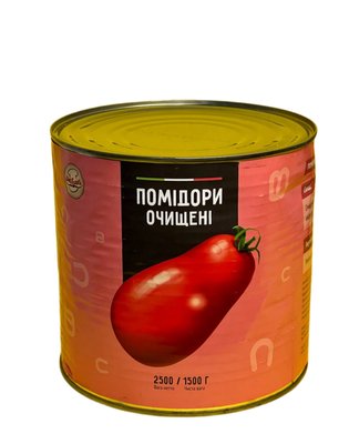 Томати очищені Пелаті, POMODORI (2.5кг)